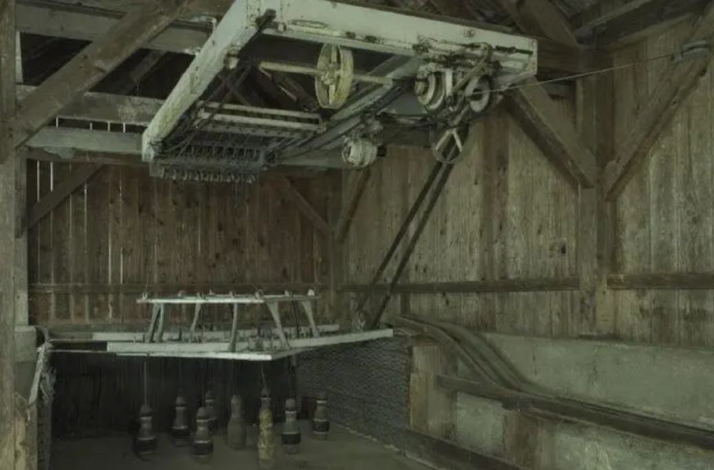 Historische Kegelbahn aus dem Jahr 1932.